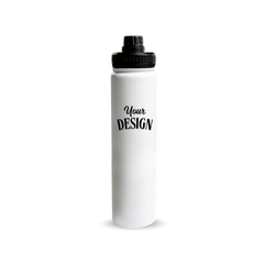 Custom 750ml Water Bottle with Spout Lid