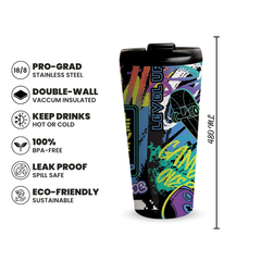 Level Up Graffiti 480ml Tumbler