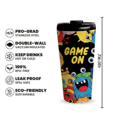 Game On Monsters 480ml Tumbler