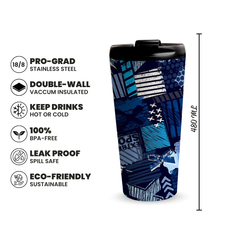 Midnight Grid 480ml Tumbler