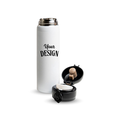 Custom 500ml Stainless Steel Water Bottle with Pop Lid