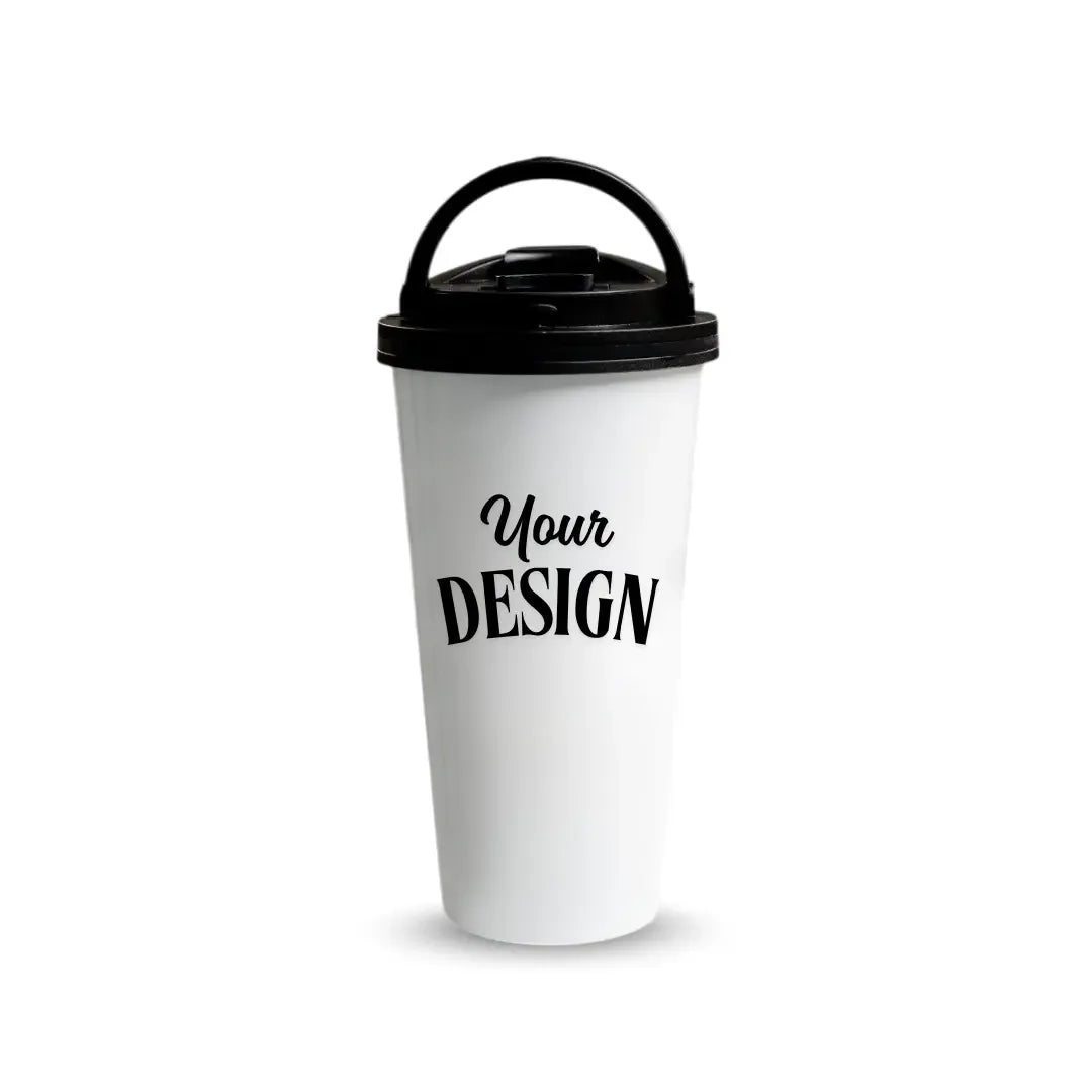 Custom 480ml Tumbler with Handle Lid Fann Bliss