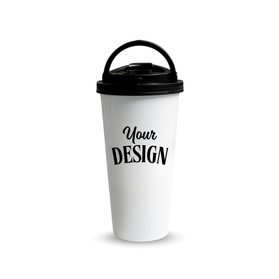 Custom 480ml Stainless Steel Tumbler with Handle Lid