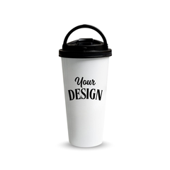 Custom 480ml Stainless Steel Tumbler with Handle Lid