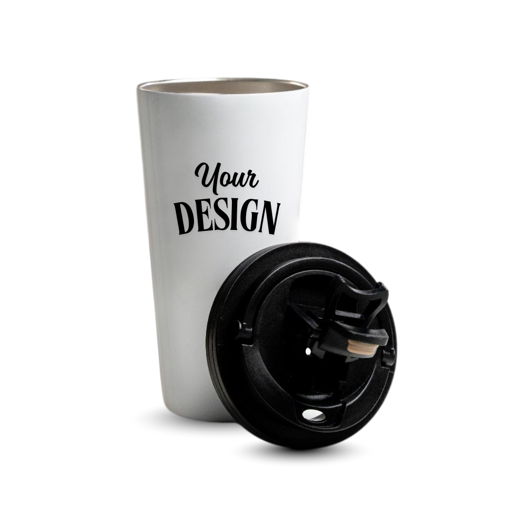 Custom 480ml Stainless Steel Tumbler with Handle Lid