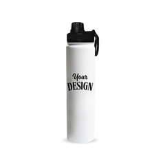 Custom 750ml Water Bottle with Spout Lid