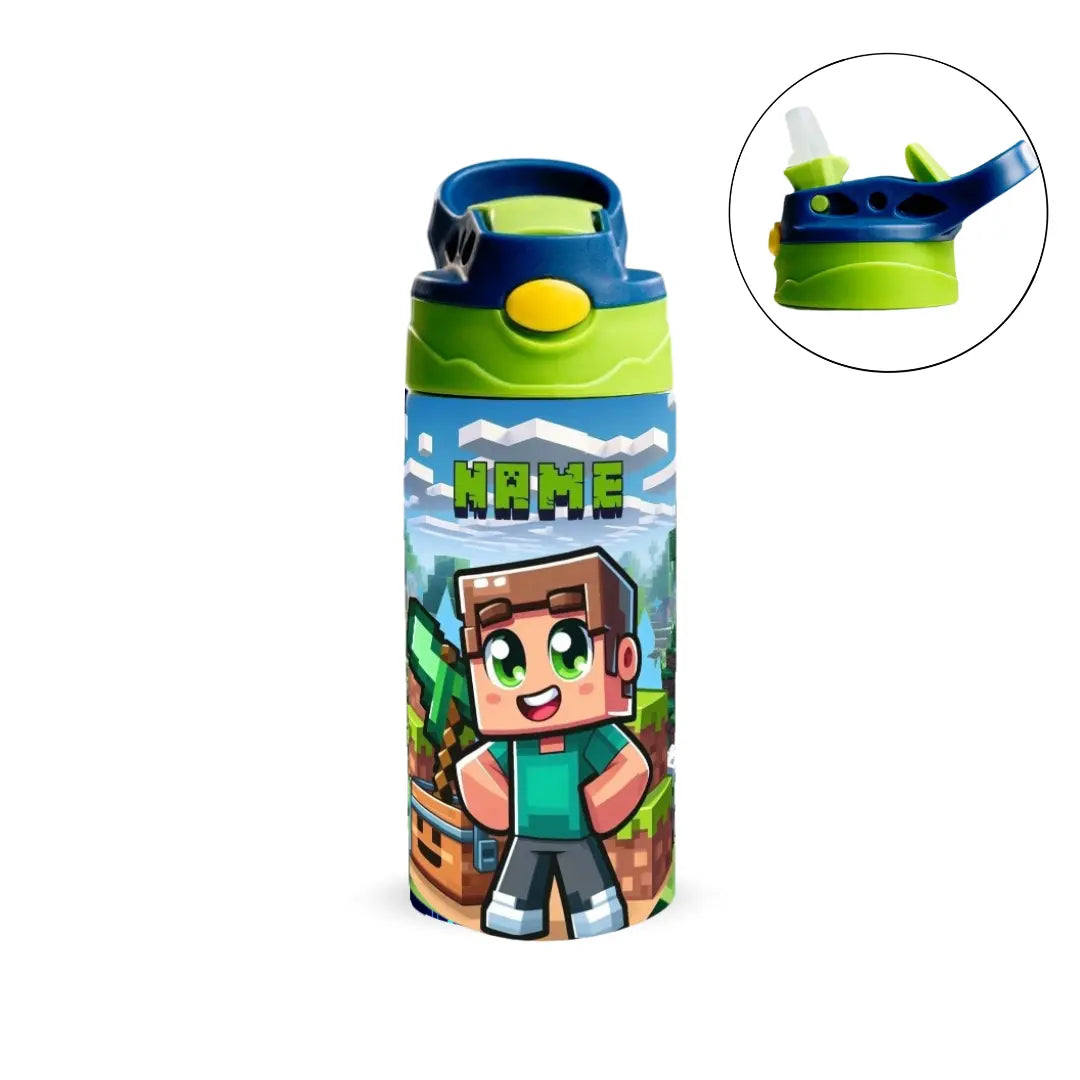 Minecraft Green Bottle 350 & 500ML Fann Bliss