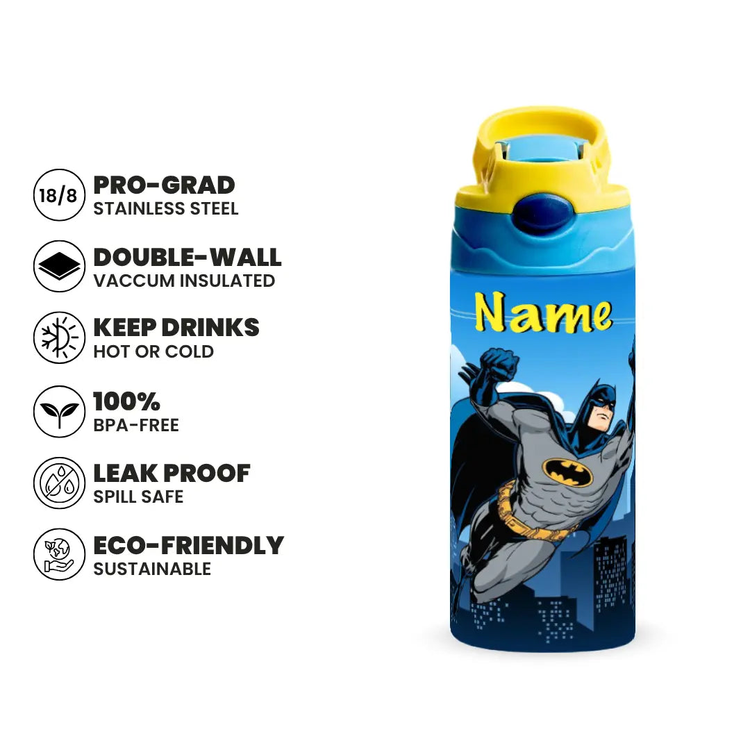 Batman Action Bottle 350 & 500ML Fann Bliss