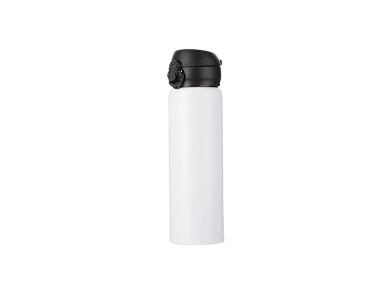 Customizable 500ml Stainless Steel Water Bottle with Pop Lid – Eco-Friendly & Leak-Proof