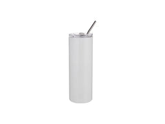 Customizable 600ml Stainless Steel Tumbler with Lid & Straw – Eco-Friendly & Leak-Proof