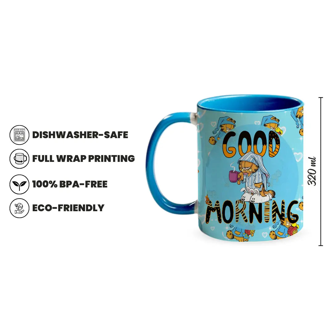 Good Morning 320ml Ceramic Mug Fann Bliss