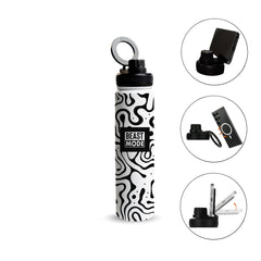 Beast Mode Black and White 750ml Bottle with MagSafe Lid