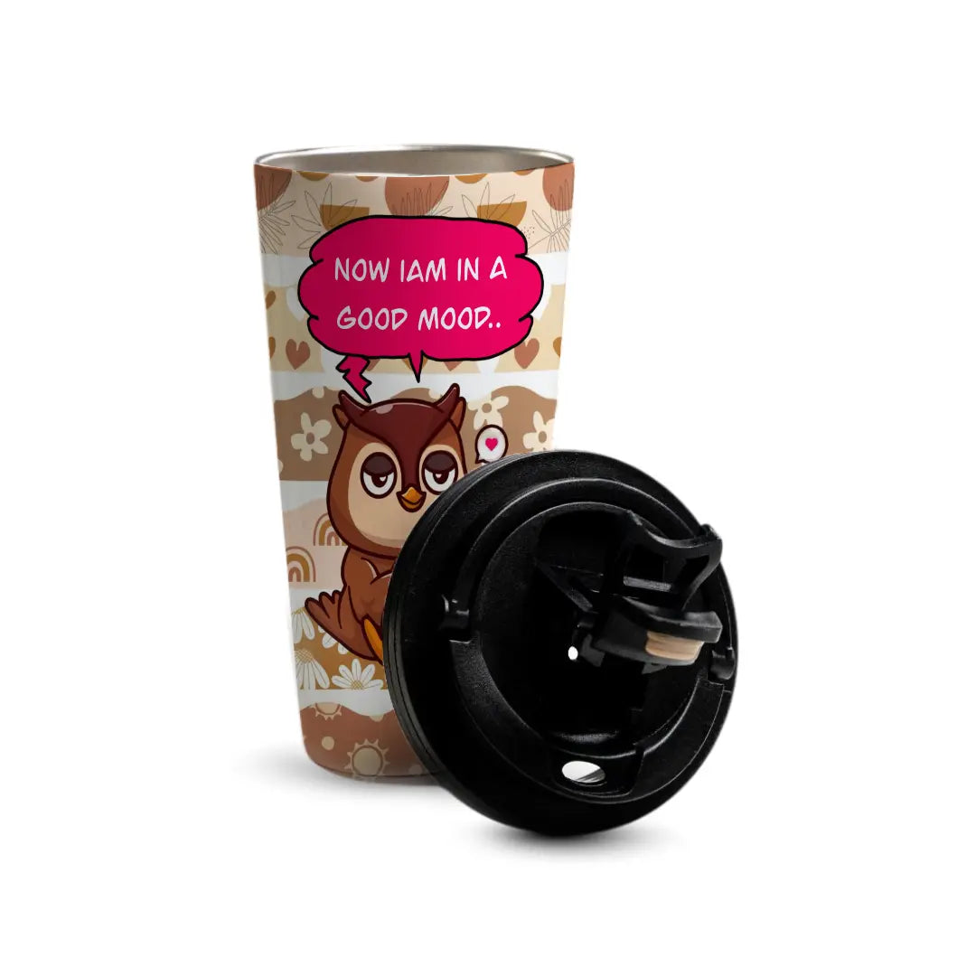 Good Mood Owl 480ml Tumbler Fann Bliss