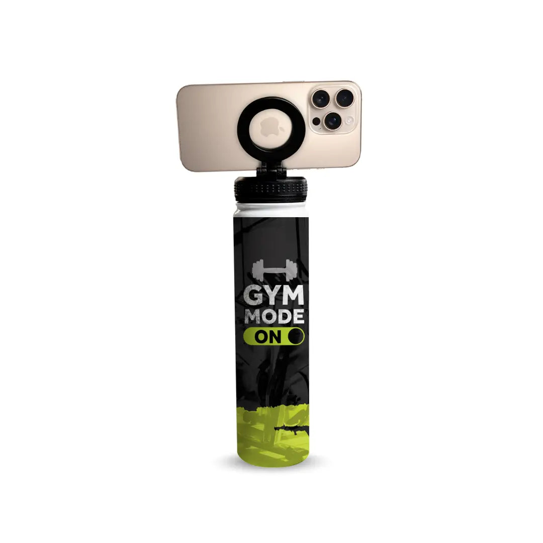 Gym Mode On 750ml Bottle with MagSafe Lid Fann Bliss