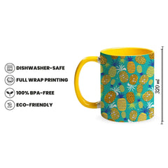 Pineapple 320ml Ceramic Mug Fann Bliss