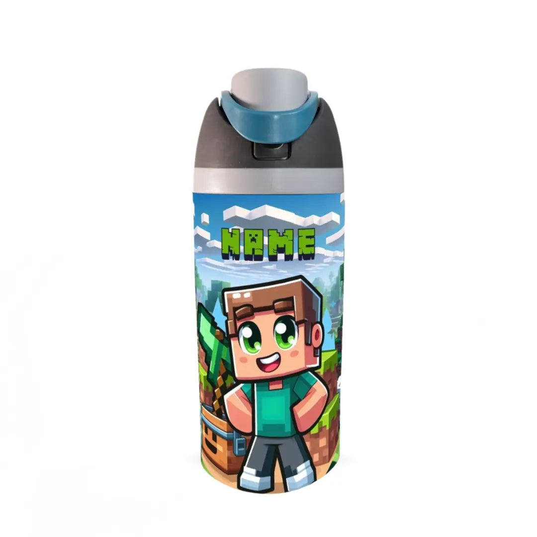 Minecraft Grey Bottle 500ML Fann Bliss