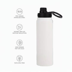 Customizable 750ml Stainless Steel Water Bottle with MagSafe Lid – Eco-Friendly & Leak-Proof