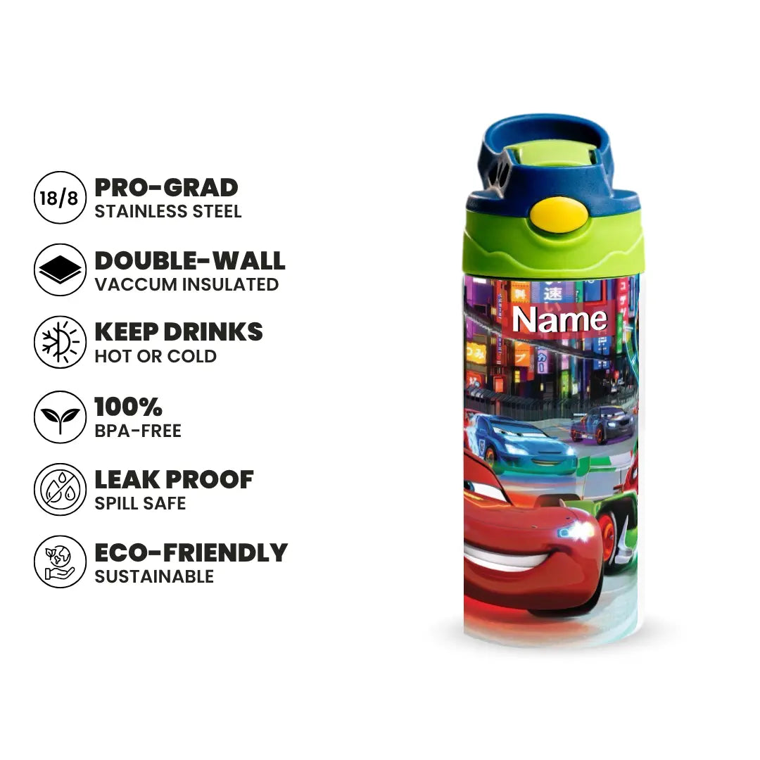 Cars City Race Bottle 350 & 500ML Fann Bliss