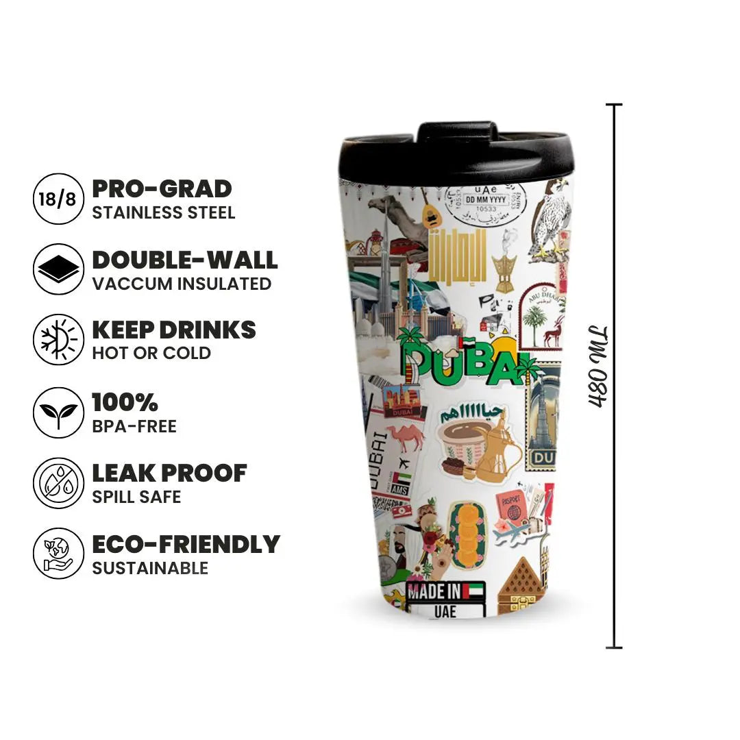 Dubai 480ml Tumbler Fann Bliss