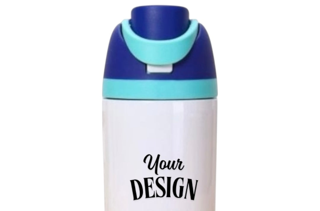 Custom Water Bottle with FreeSip Lid & Straw – 500ML