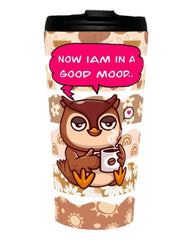 Good Mood Owl 480ml Stainless Steel Tumbler