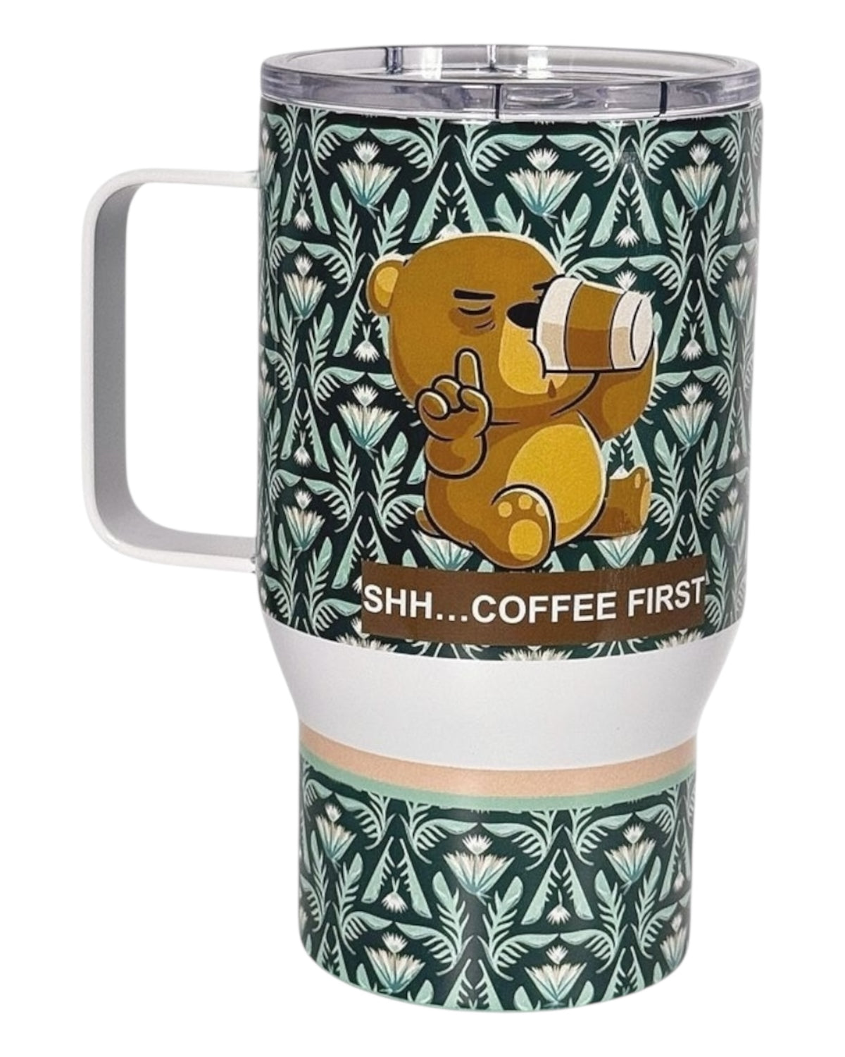 Coffee First 550ml Stainless Steel Tumbler with Handle