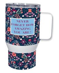 Never Forget 550ml Stainless Steel Tumbler with Handle