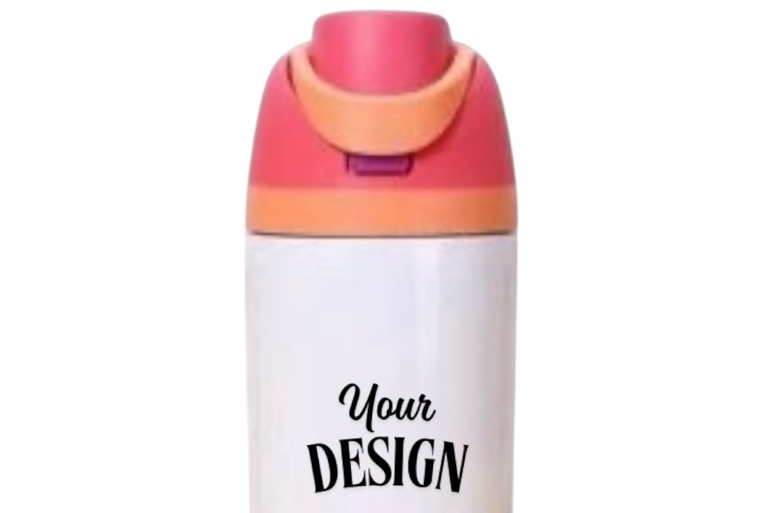Custom Water Bottle with FreeSip Lid & Straw – 500ML