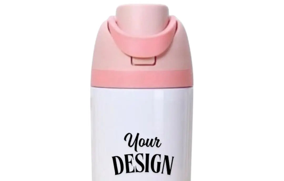 Custom Water Bottle with FreeSip Lid & Straw – 500ML