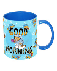 Good Morning 320ml Ceramic Mug with Full Wrap