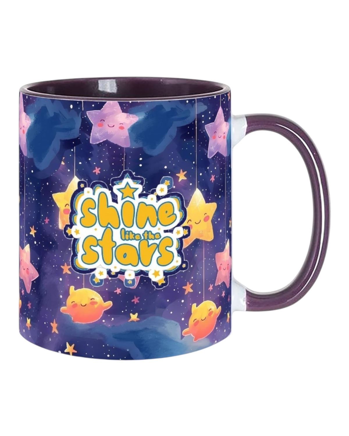 Shine Like the Stars 320ml Ceramic Mug with Full Wrap