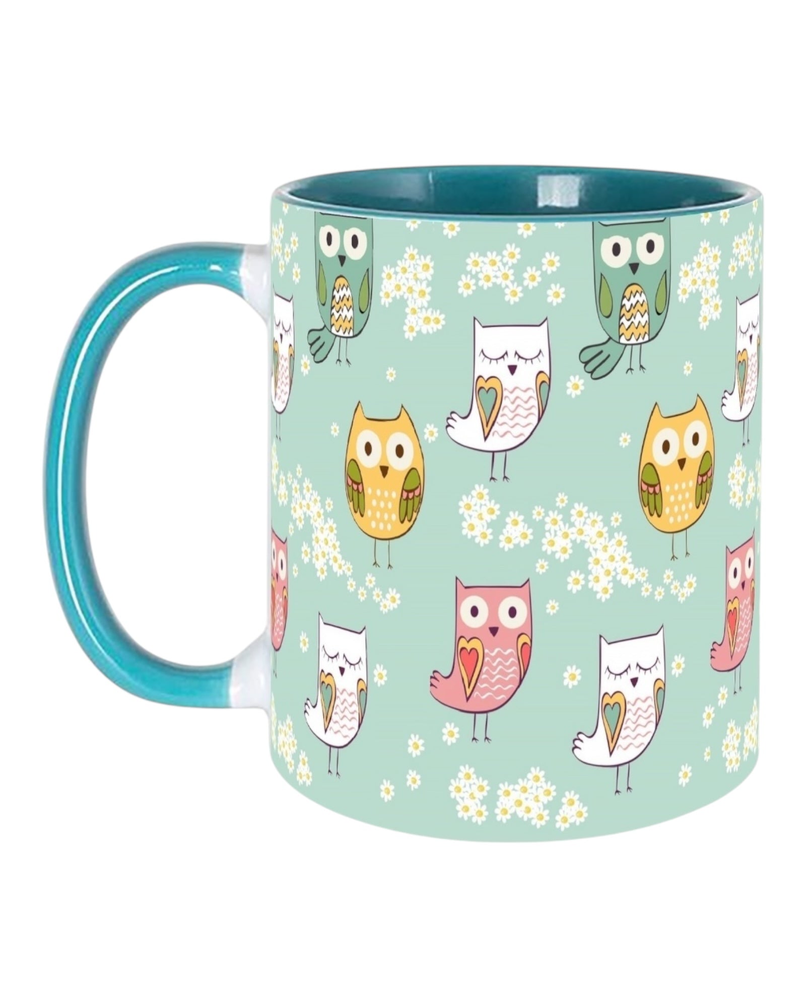 Owl 320ml Ceramic Mug with Full Wrap