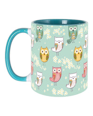 Owl 320ml Ceramic Mug with Full Wrap