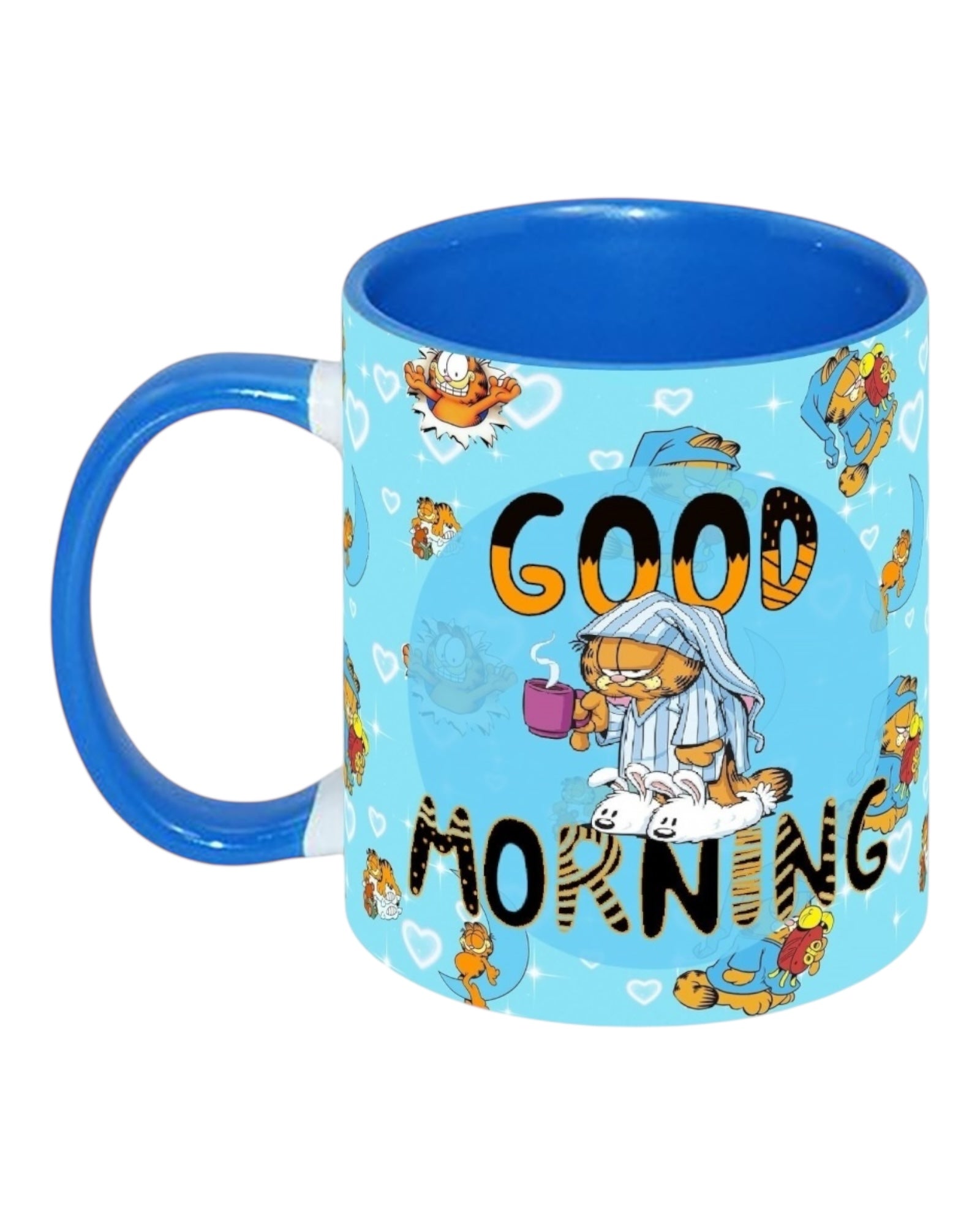Good Morning 320ml Ceramic Mug with Full Wrap