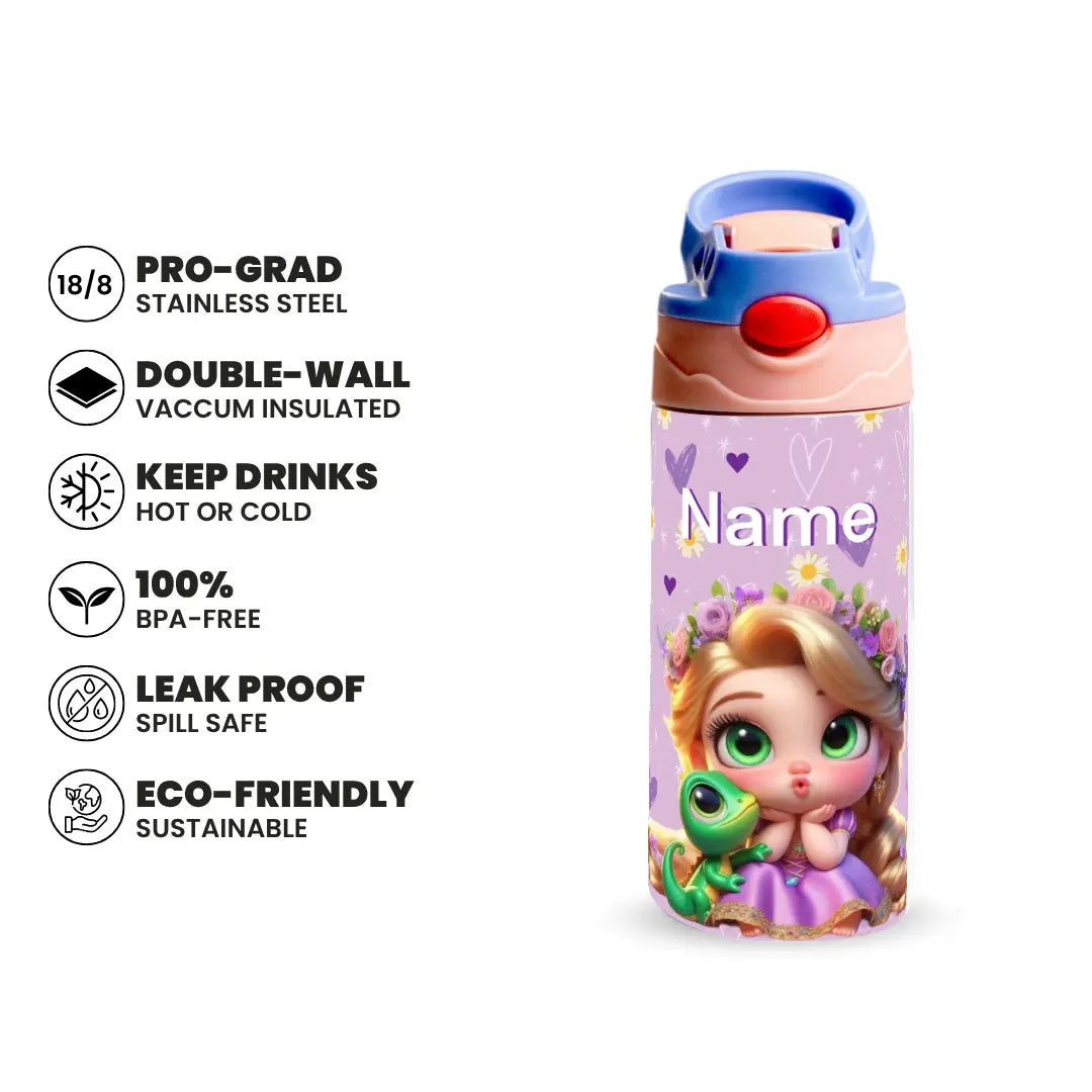 Rapunzel & Pascal Cute Moments Bottle 350 & 500ML Fann Bliss