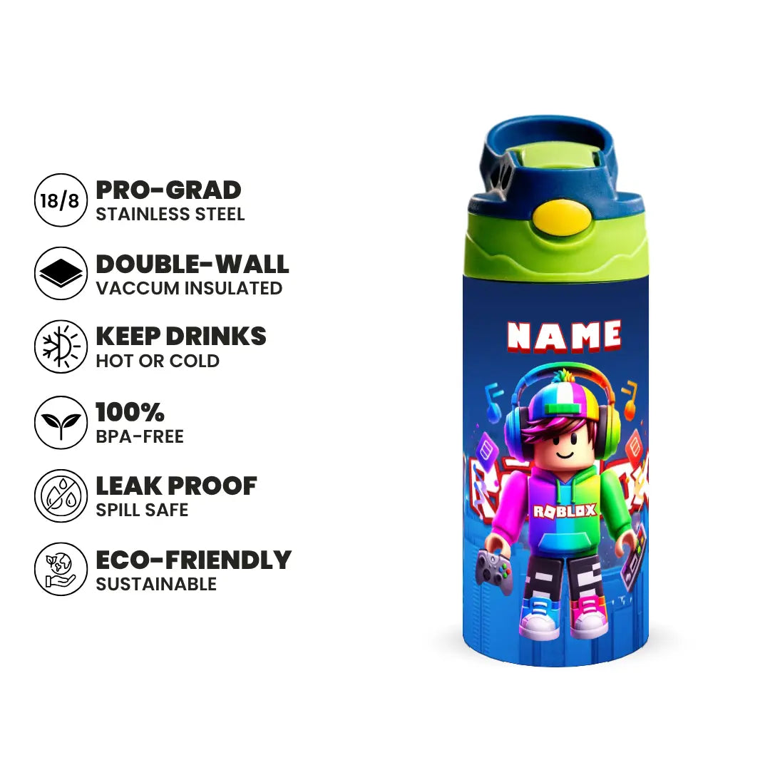 Roblox Gamer Vibes Bottle 350 & 500ML Fann Bliss