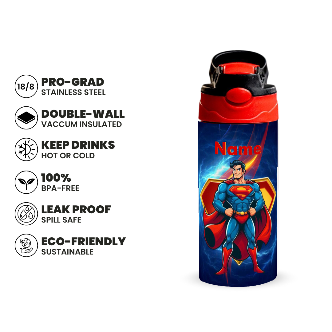 Superman Hero Power Bottle 350 & 500ML