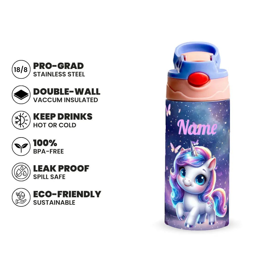 Starry Night Unicorn Bottle 350 & 500ML Fann Bliss