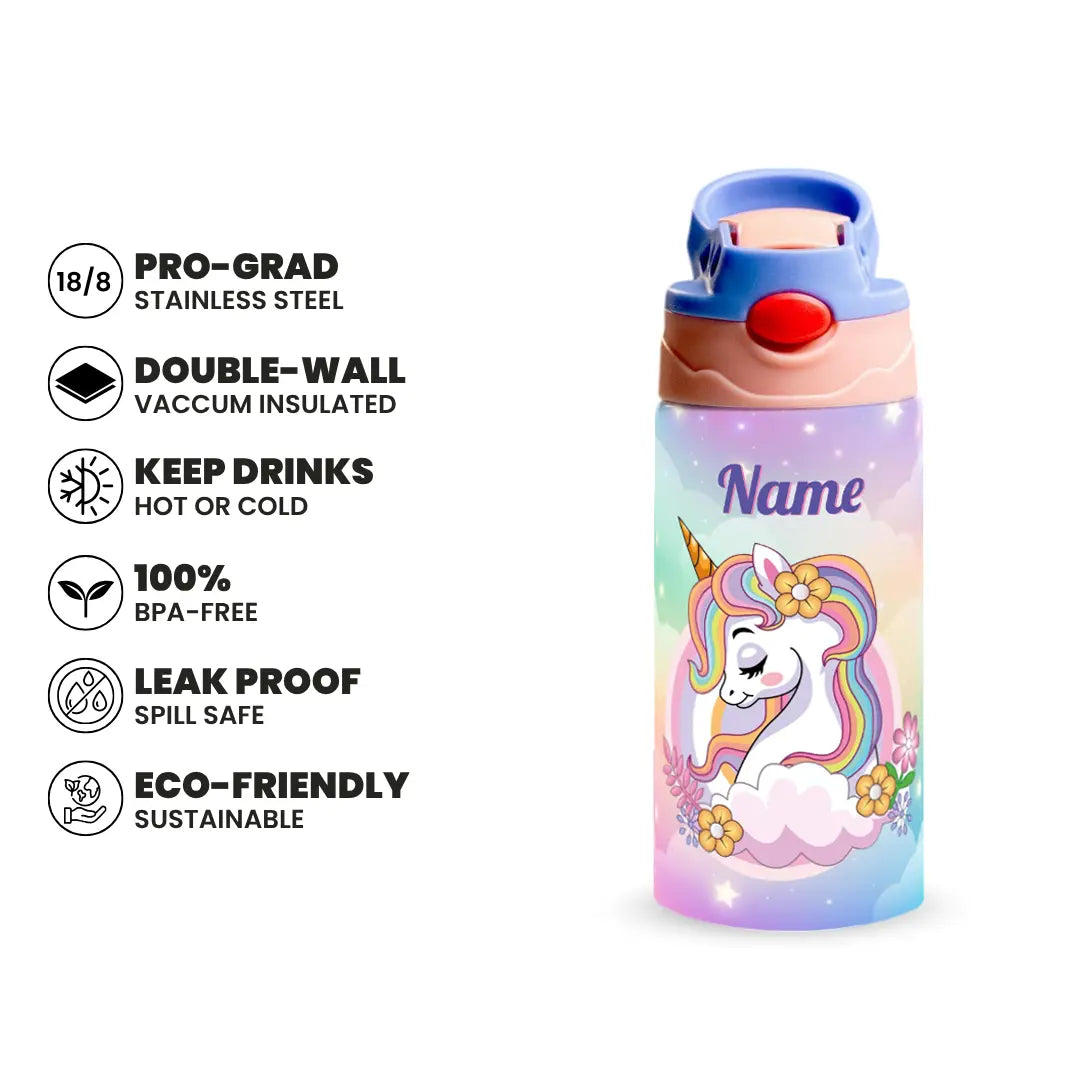 Magical Pastel Unicorn Bottle 350 & 500ML Fann Bliss