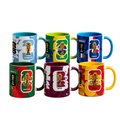 Fan Pack Bundle – 6 World Cup Mugs