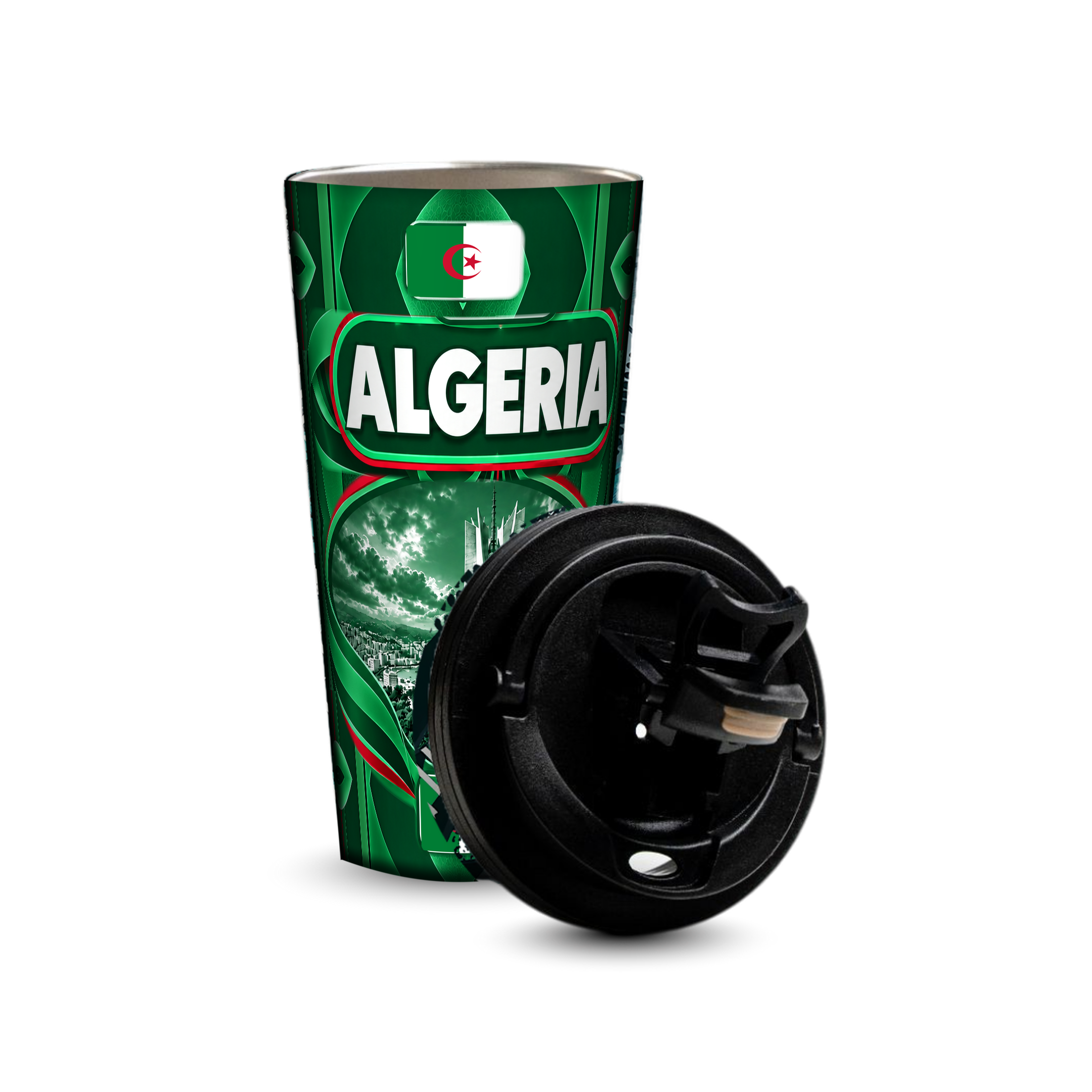 Algeria 480ml tumbler with removable leak-proof lid