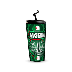 Algeria 480ml tumbler with reusable straw