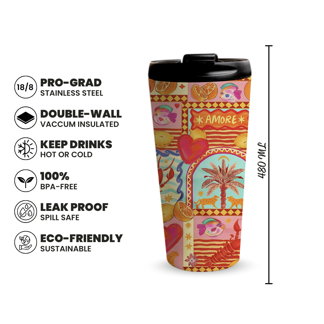 Amore 480ml Tumbler by Fann Bliss — 480ml capacity and key features