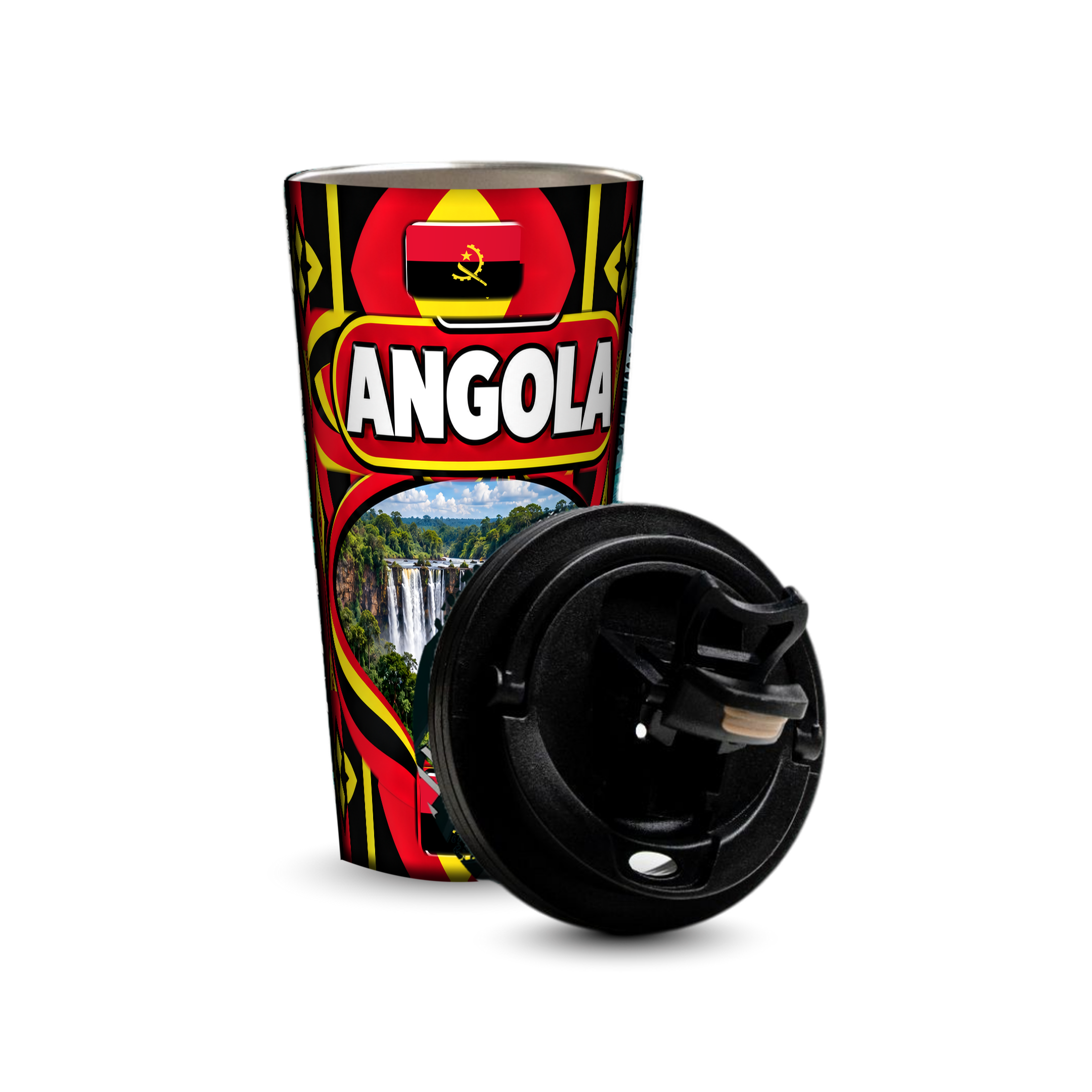 Angola 480ml tumbler with removable leak-proof lid