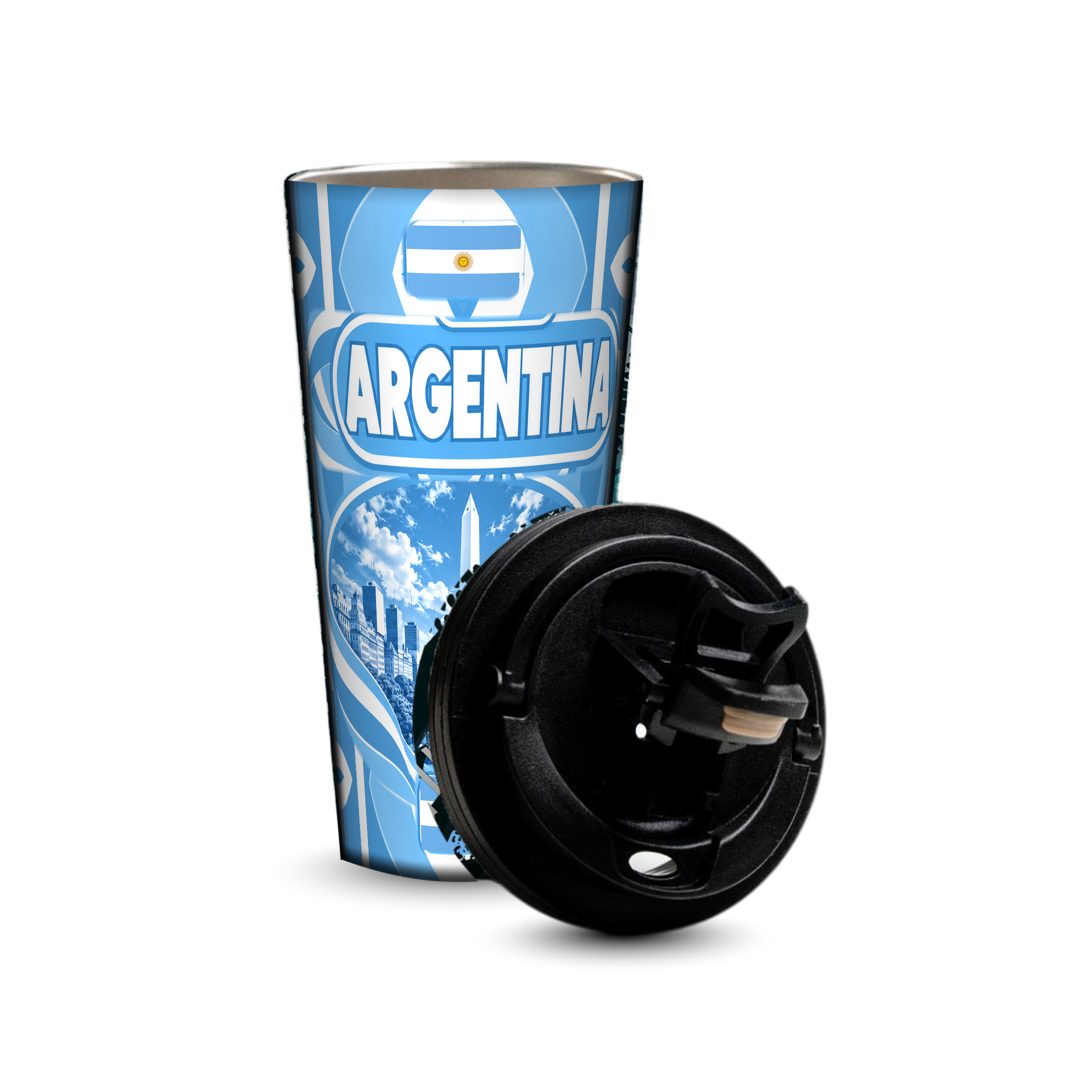 Argentina 480ml tumbler with removable leak-proof lid
