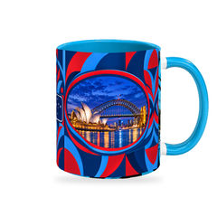 Australia Mug – 320ml — right-handle view on a white background with a soft shadow