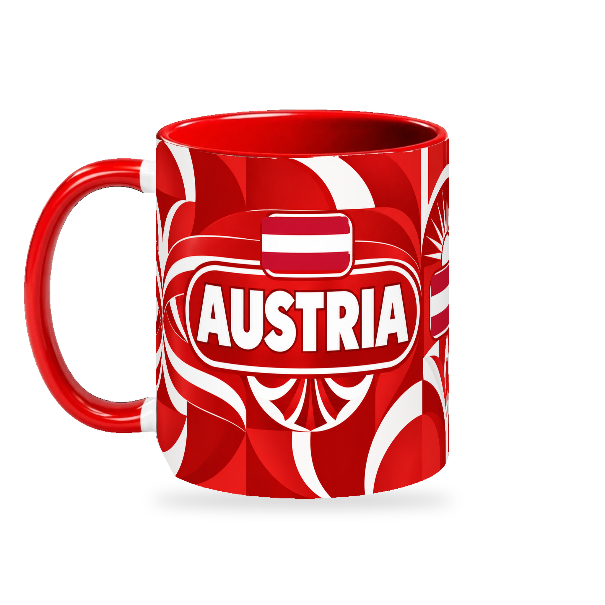 Austria Mug – 320ml — left-handle view on a white background with a soft shadow