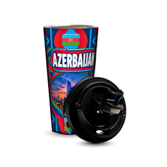 Azerbaijan 480ml tumbler with removable leak-proof lid
