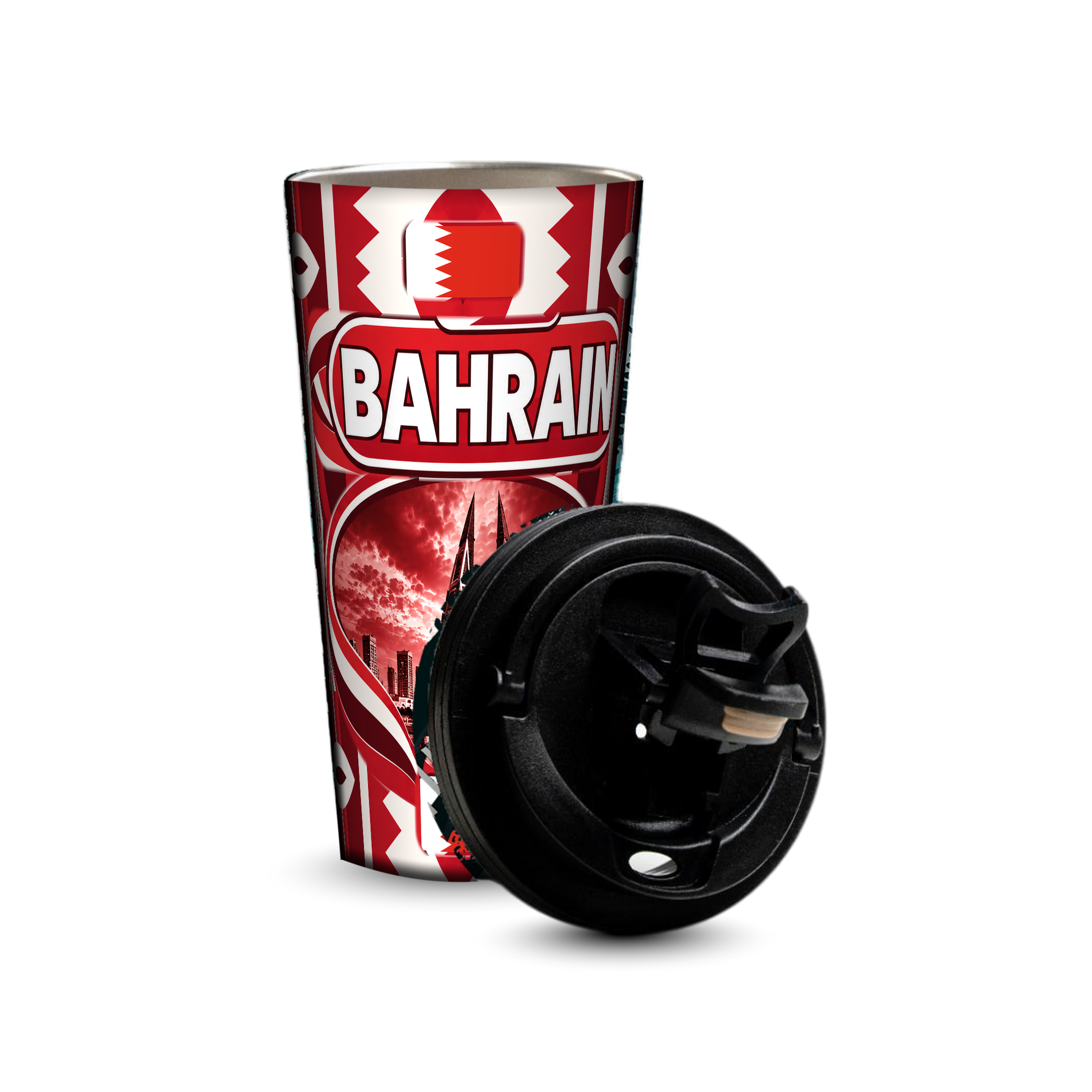 Bahrain 480ml tumbler with removable leak-proof lid