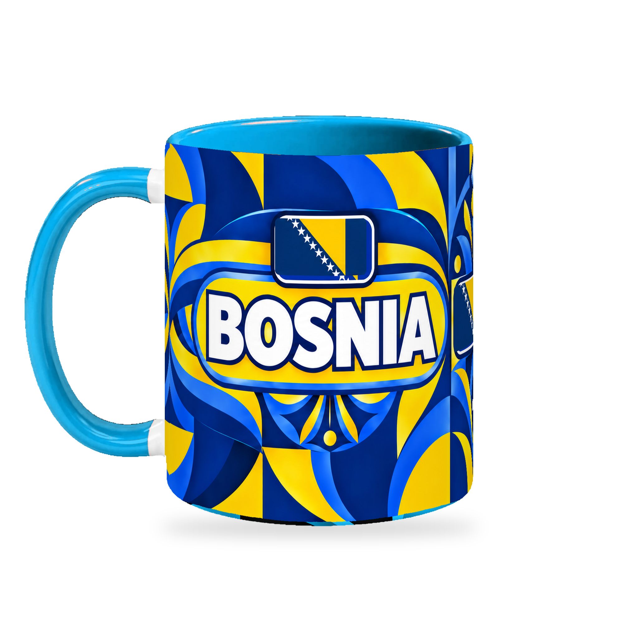 Bosnia Mug – 320ml — left-handle view on white with a soft shadow
